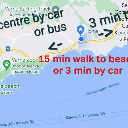 Villa Residence, Free Parking, Pets Friendly Várna Kültér fotó